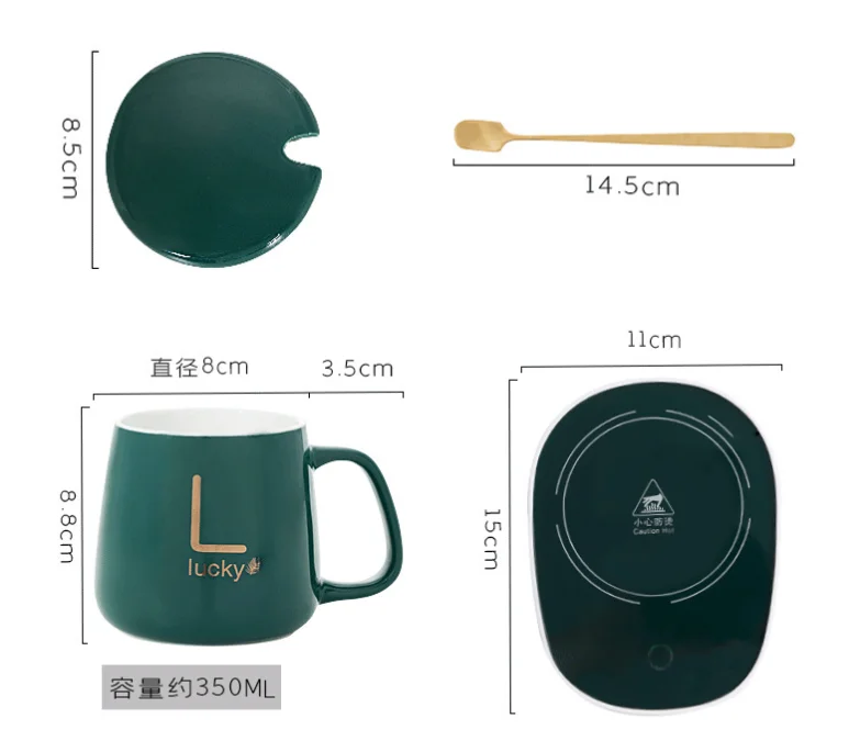 Anniversary Event Advertising Accompanying Ceramic Cup Constant Temperature Warm Mug Gift for Christmas or Graduation