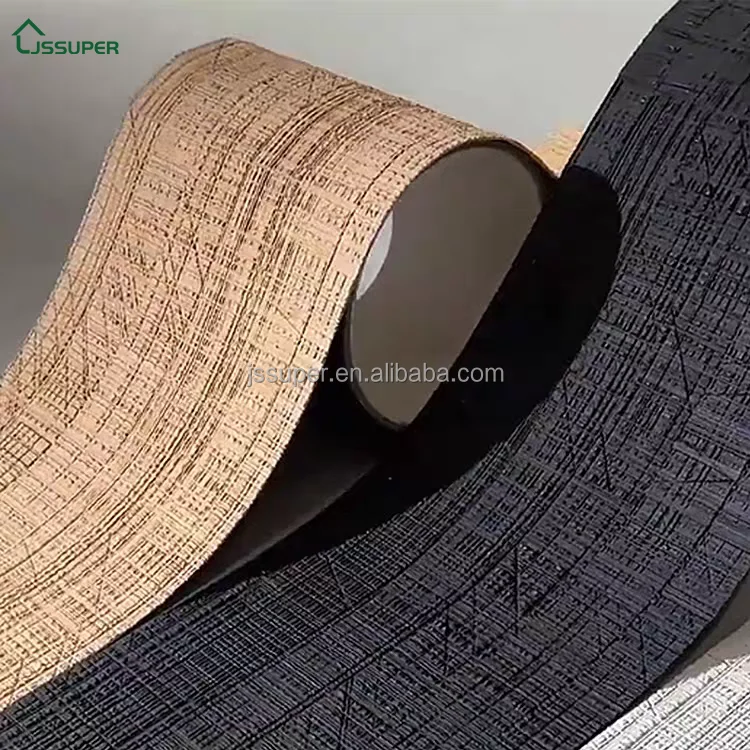 Customized Color Natural Wood Texture Decoration Wall Tiles Interior Exterior Flexible Sawing Wood Wall Panel Board