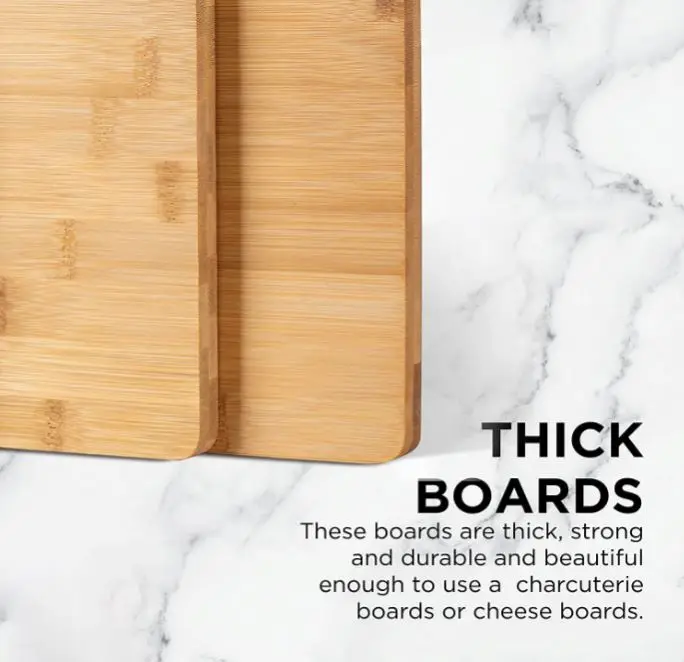 Kitchenware Natural Organic Totally Kitchen Wood Chopping Large Rectangular Cutting Board