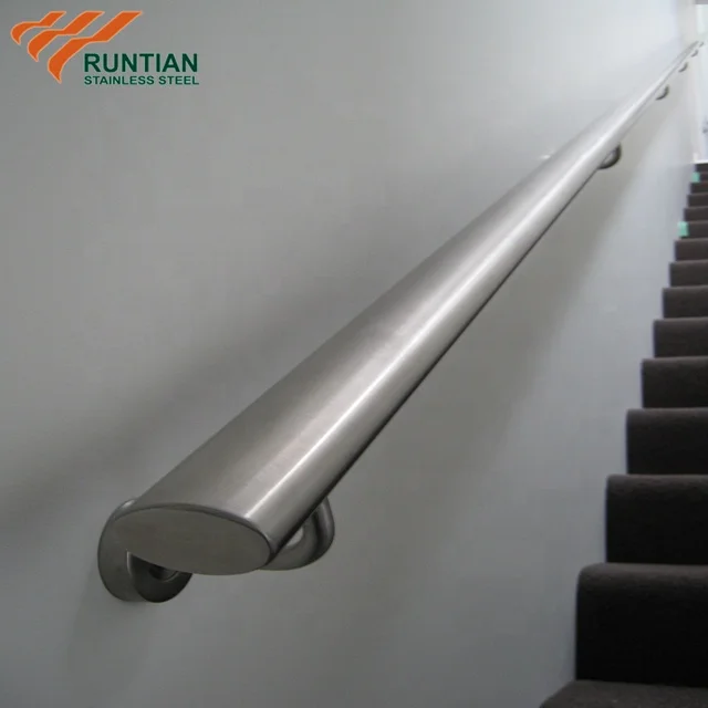 Modern Structural Curved SS External Stainless Steel Fascia Mounted Glass Balustrade