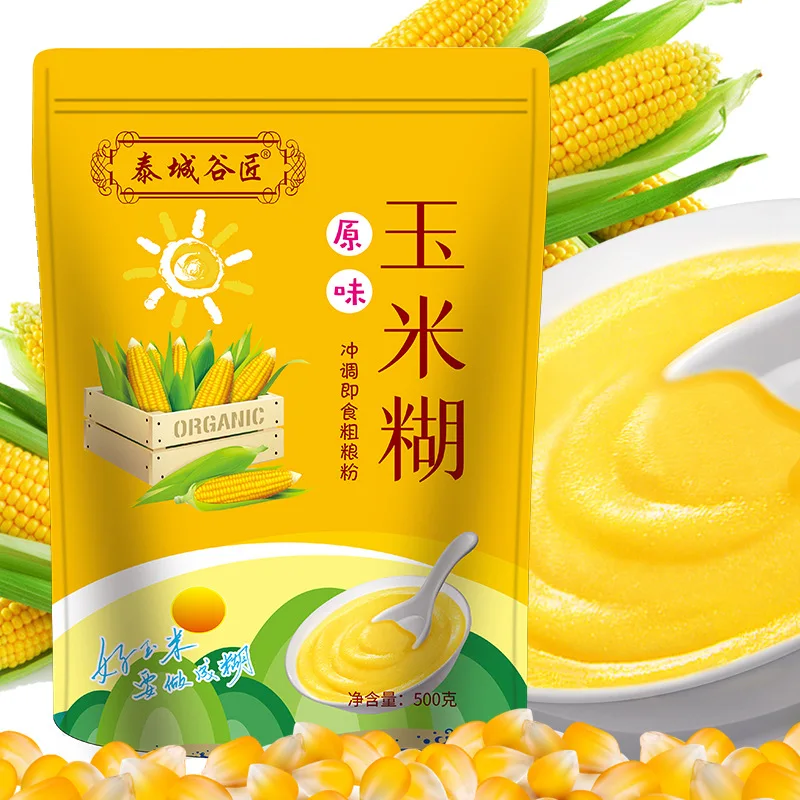500 г оптовая продажа готовая к употреблению зерна кукурузная мука каша