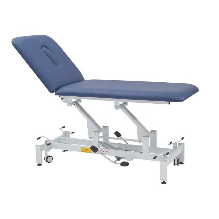 Chaoyang Medical 2 Section Hydraulic Couch Examination Massage Table Therapy Physiotherapy Bed Treatment Table