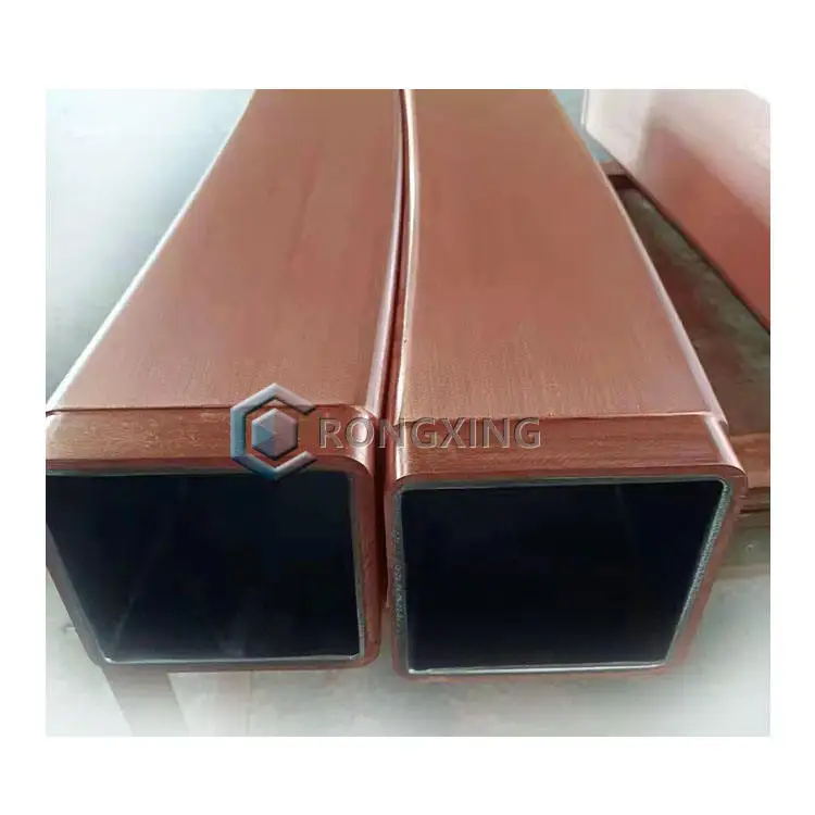 160x160 SQR Square Billet Copper Mould Tube With Cobalt Nickel and Chromium Coating