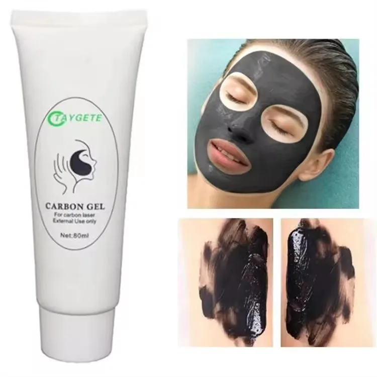 80ml Moisturizing Face Cream Carbon Gel For Laser Skin Rejuvenation Skin Cream For Whitening Removal Blackhead Skin Massage
