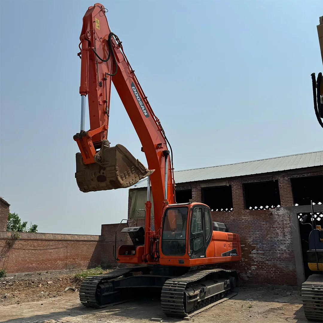 DOOSAN 340LC подержанная строительная техника Doosan DX Korea оригинальный 34 тонны гидравлический гусеничный экскаватор для продажи в наличии