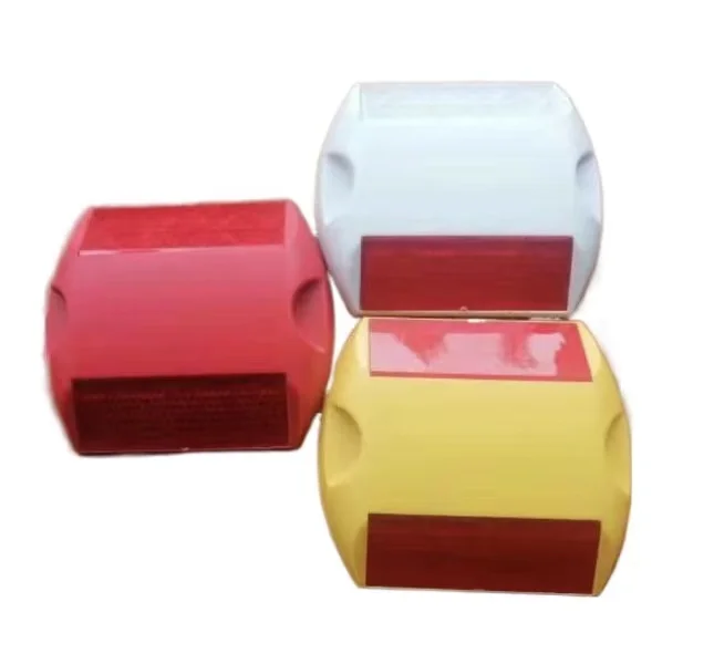 Hot Selling Yellow ABS Plastic Reflective Reflector Road Stud Maker 3m
