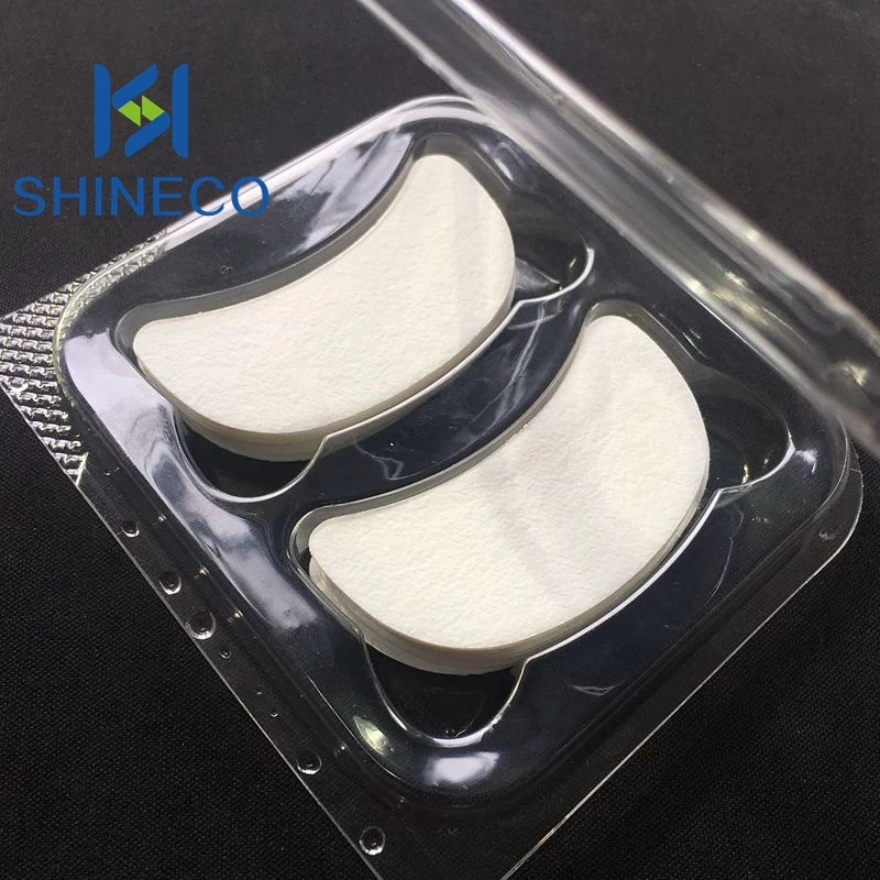 10 Pairs Boat Shape Private Label Gel Under Eye Pads for Eeylash Extensions White Matte OEM Beauty Tools Adhesive Eye Patches