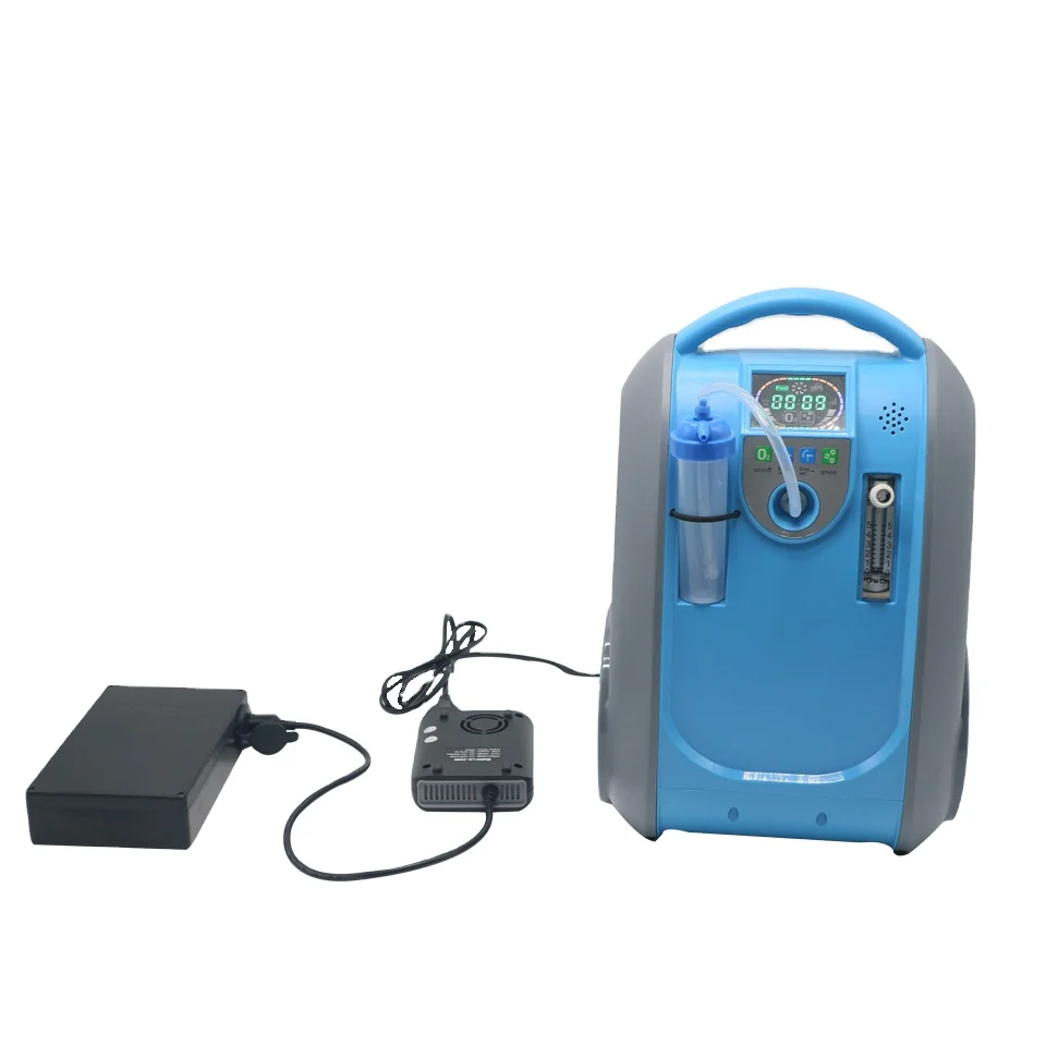 Hacenor home use battery portable oxygen concentrator generator 1l-5l