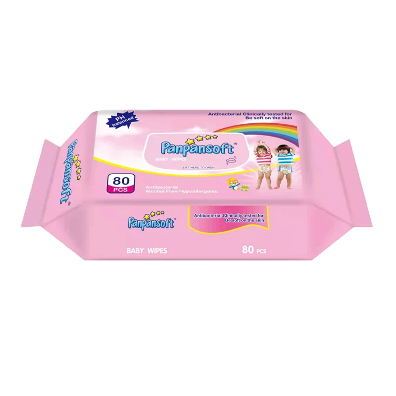 120pcs High Quality Portable Warmer Baby Wipes Water Hypoallergenic Baby Wet Tissue Wipes Factory Price Sensitive Newborn Wipes