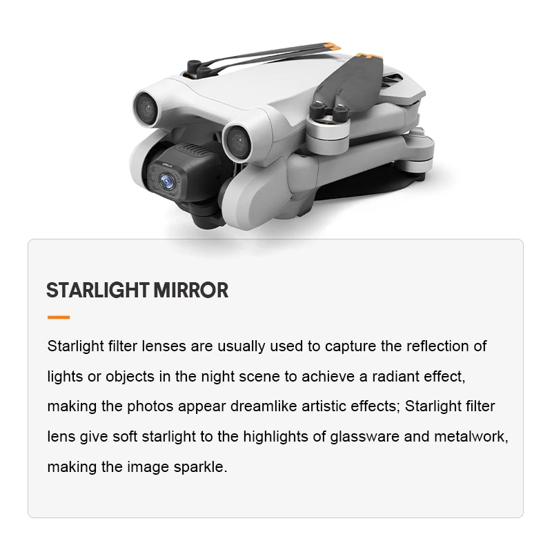 STARTRC Star 4X Camera Lens CPL UV Graduated ND16 ND 64 256 Neutral Density GND 16 Filters DJI Mini 3 Pro for drone Accessories