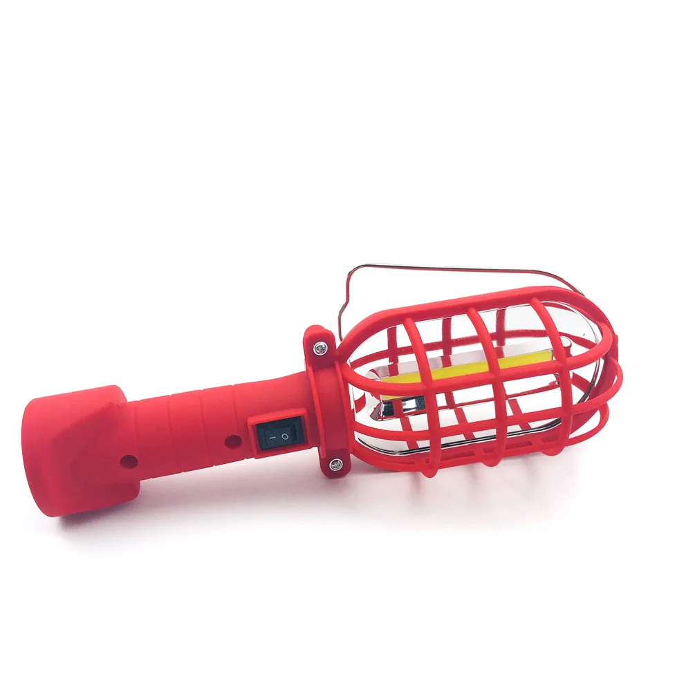 Outdoor Portable Mini Magnetic Cordless COB LED Emergency Magnet Work Light with Metal Hook
