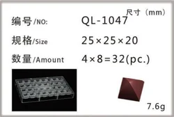 Unique Customized Polycarbonate Chocolate Mold Popular Plastic Mold For Chocolate Candy Molds