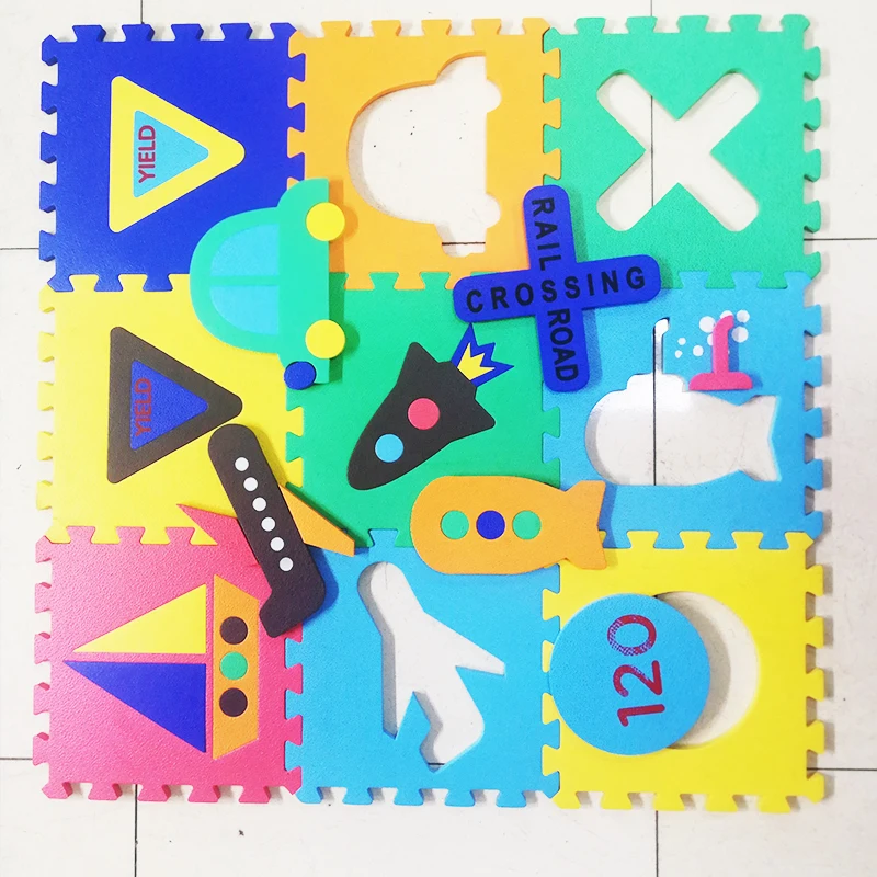 alphabet educational cartoon animal eco friendly eva foam floor baby play puzzle mat for kids