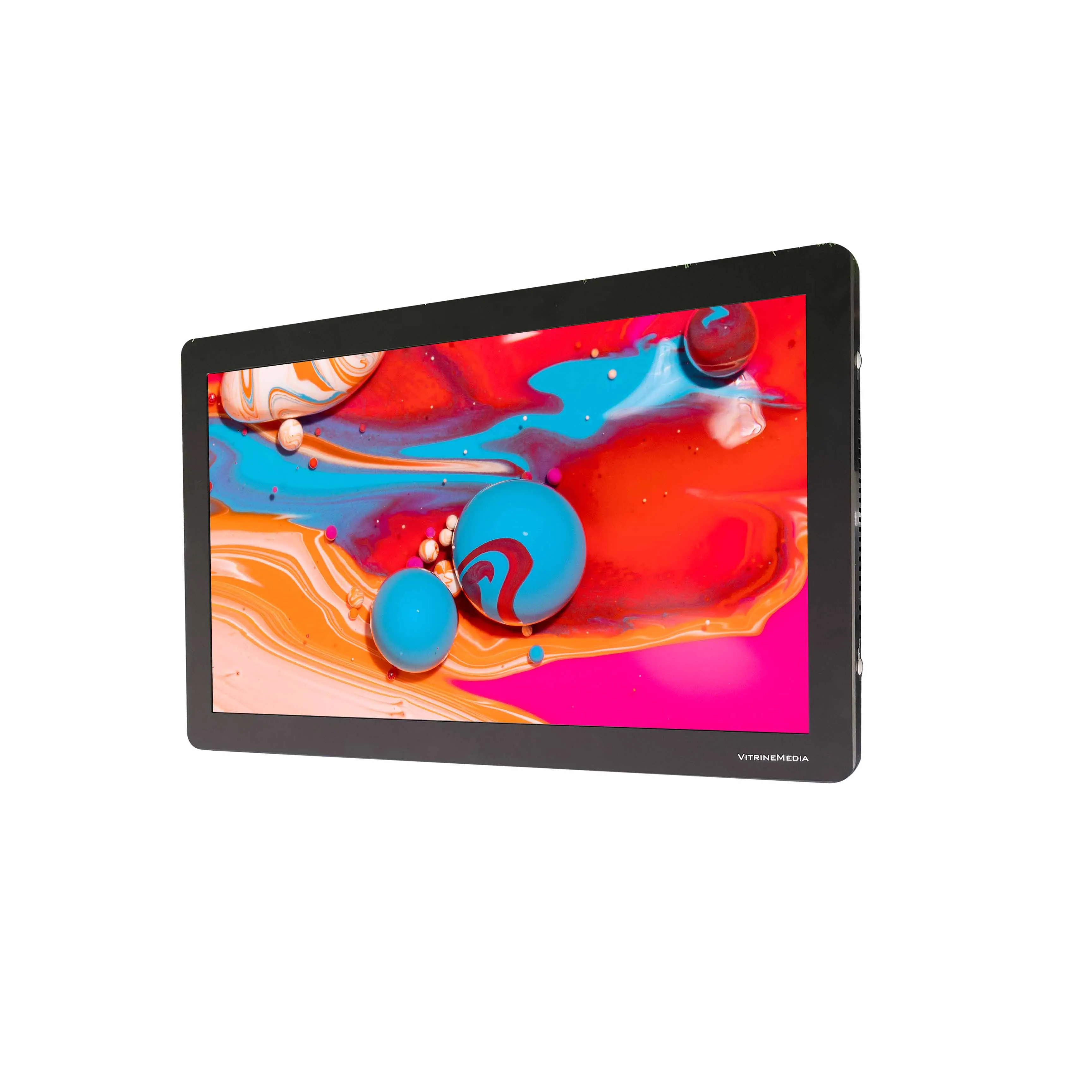 Popular with Conductive Wire Ropes A3 Digital Photo Frame High Brightness LCD Monitor Black Indoor SDK Lcd Video Wall Display