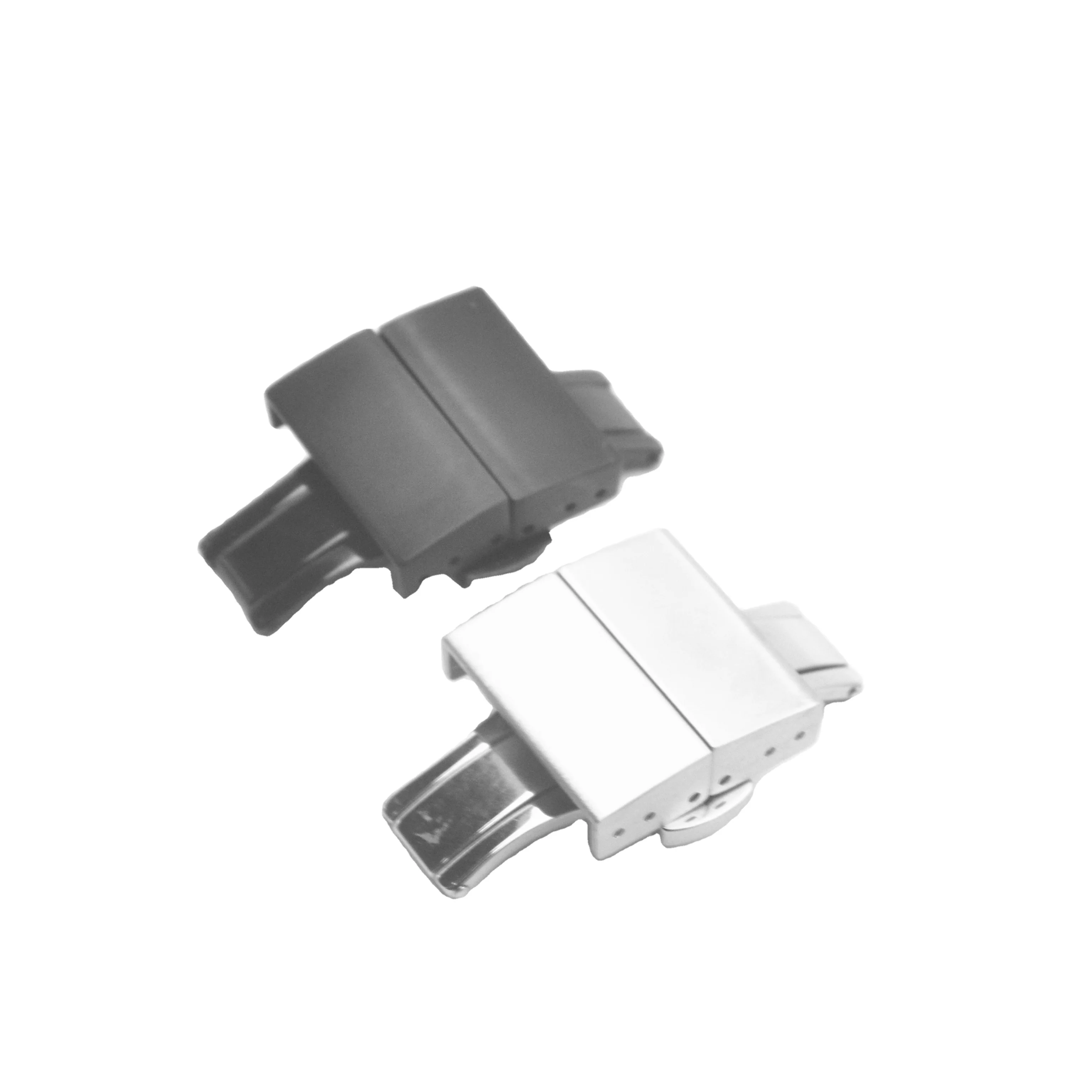 
New product superior 304 solid stainless steel automatic butterfly deployment clasp watch band buckle 