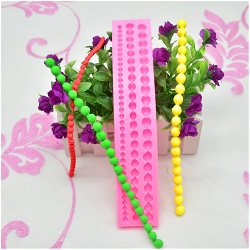 Early Riser DIY baking large original long pearl shape fondant chocolate clay cake silicone mold