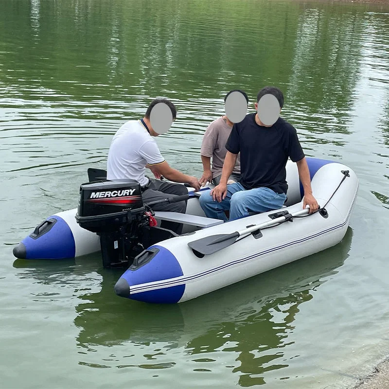 SOLAR MARINE Inflatable Dinghy Boat 9ft Transom Sport Tender Boat 3 Person Sport Kayak with Accessories