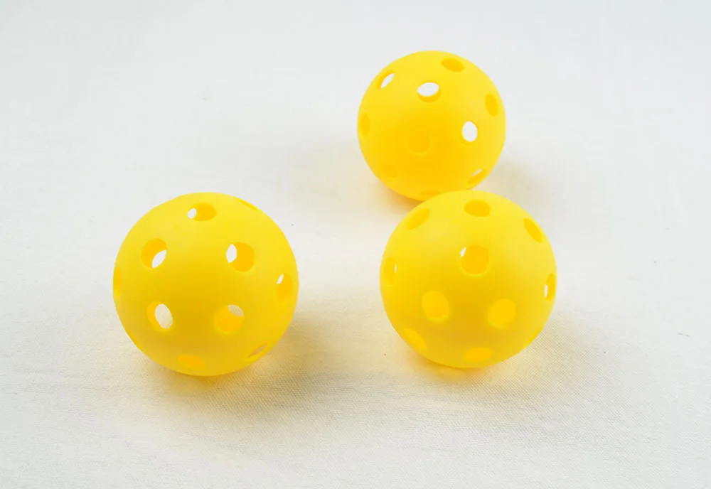 Multicolor 26 holes & 40 holes different parts of good USAPA pickleball balls  indoor outdoor Pickleball