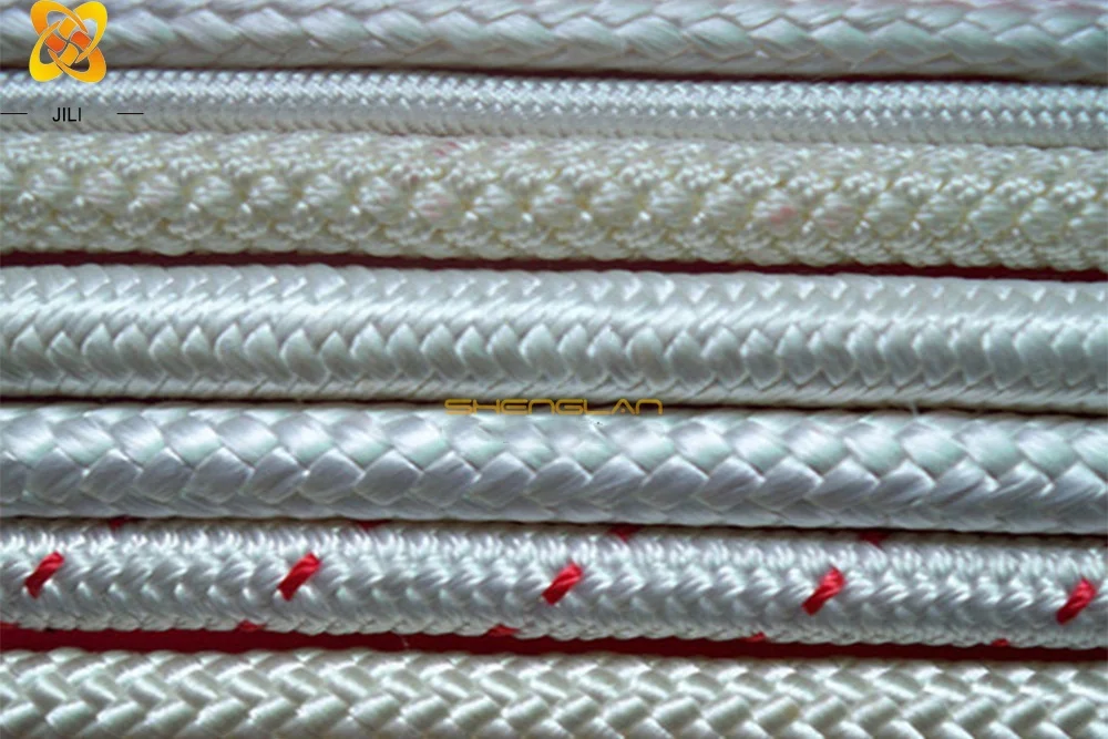 Manufacturers Hot Sale Double Braided  UHMWPE Sailing  Reflective  Mooring Rope for Boat