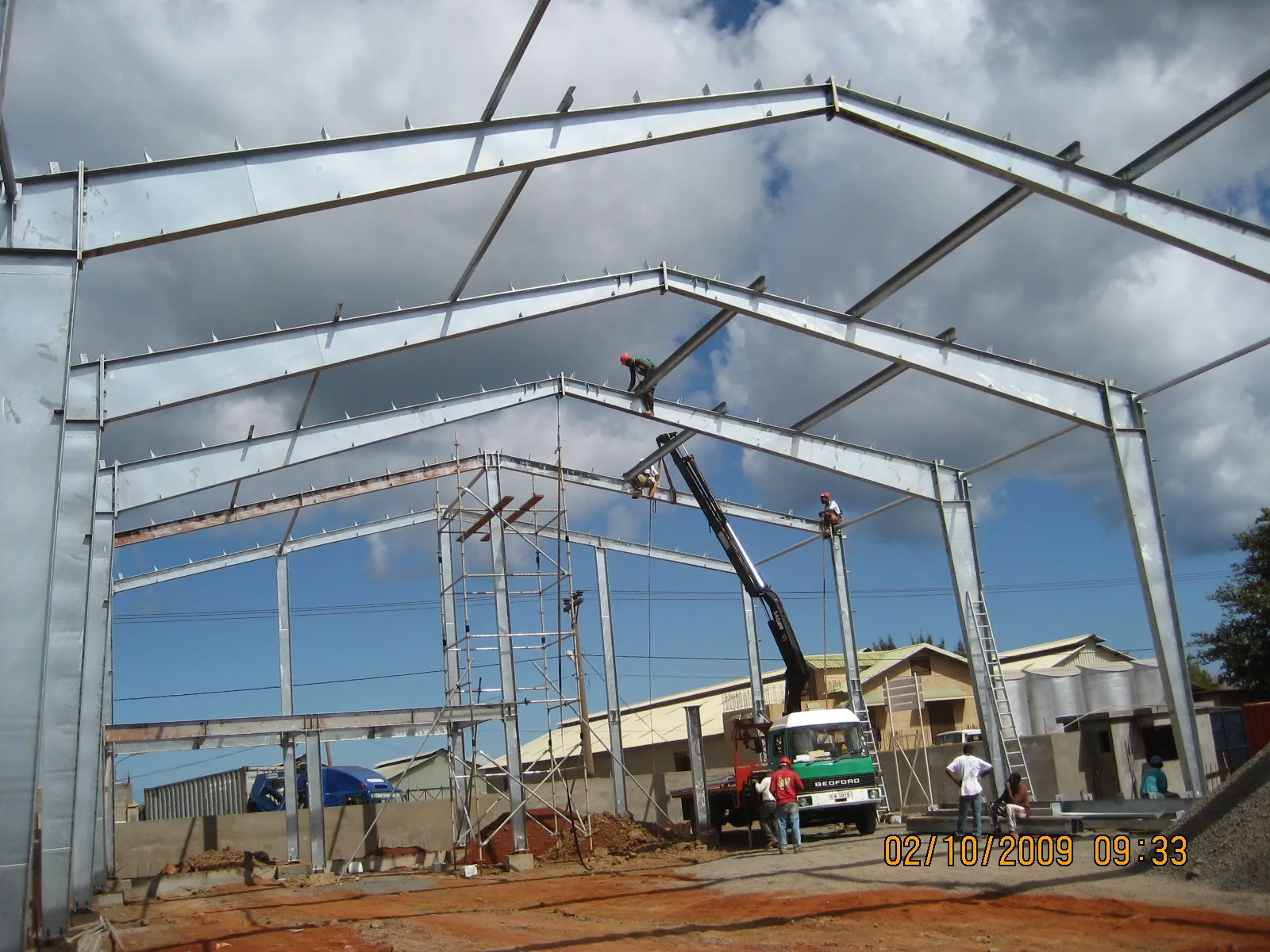 Хорошее качество, пробивная конструкция цеха, складские стальные строительные комплекты, хранилище