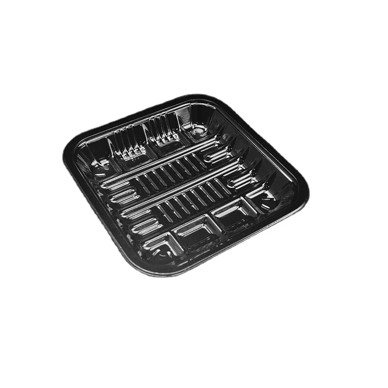 Переработанный пластиковый лоток для замороженных продуктов из пла/ПЭТ