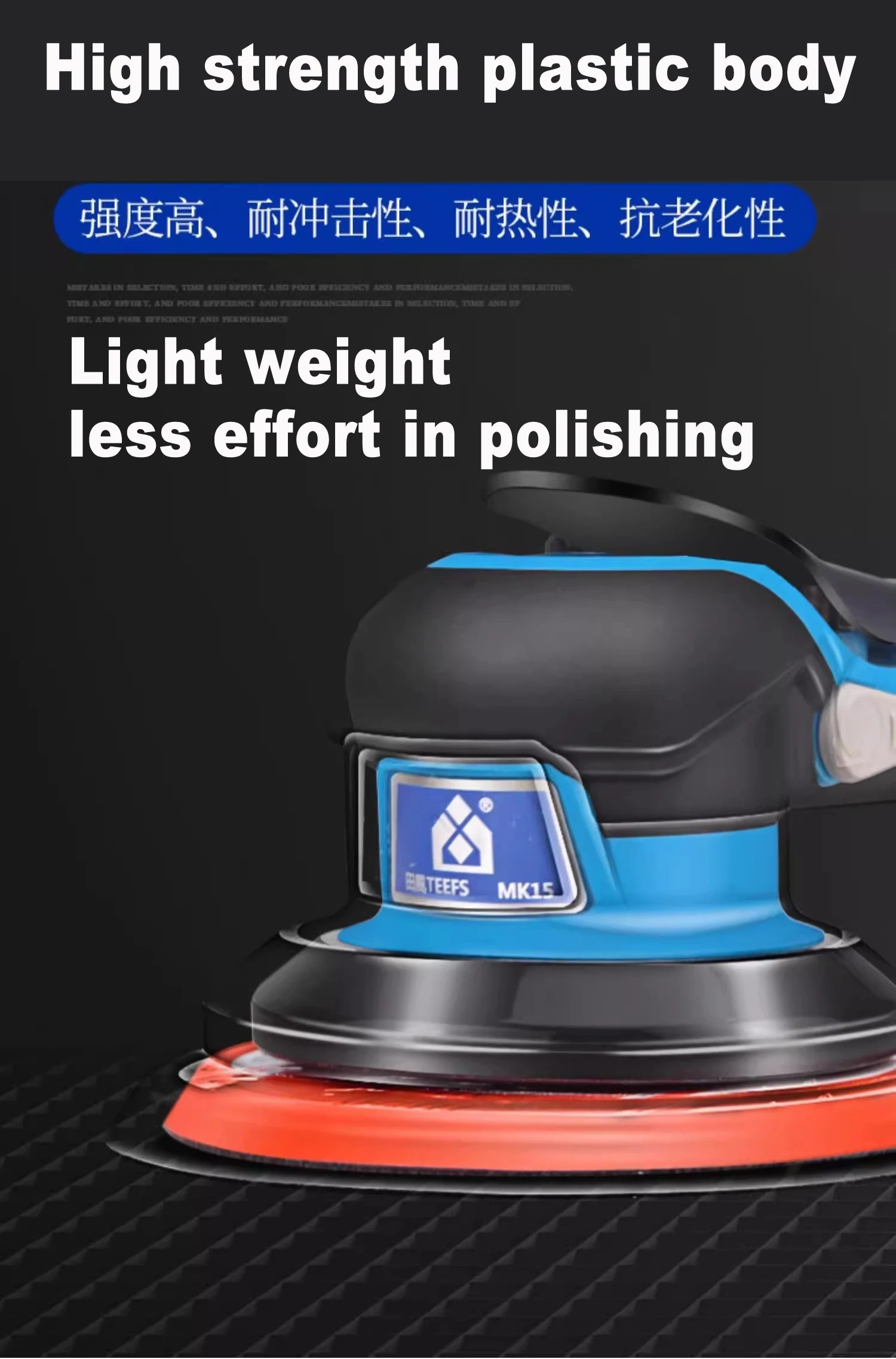 OEM ODM Pneumatic sanders car polisher sander machine  Random Orbit polisher sander machine for wood