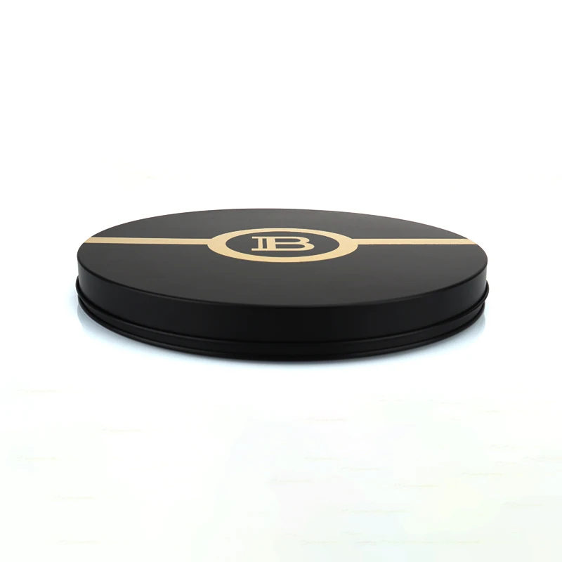 Distributor CD packaging tin box custom logo round shaped  tin can hot sale tins