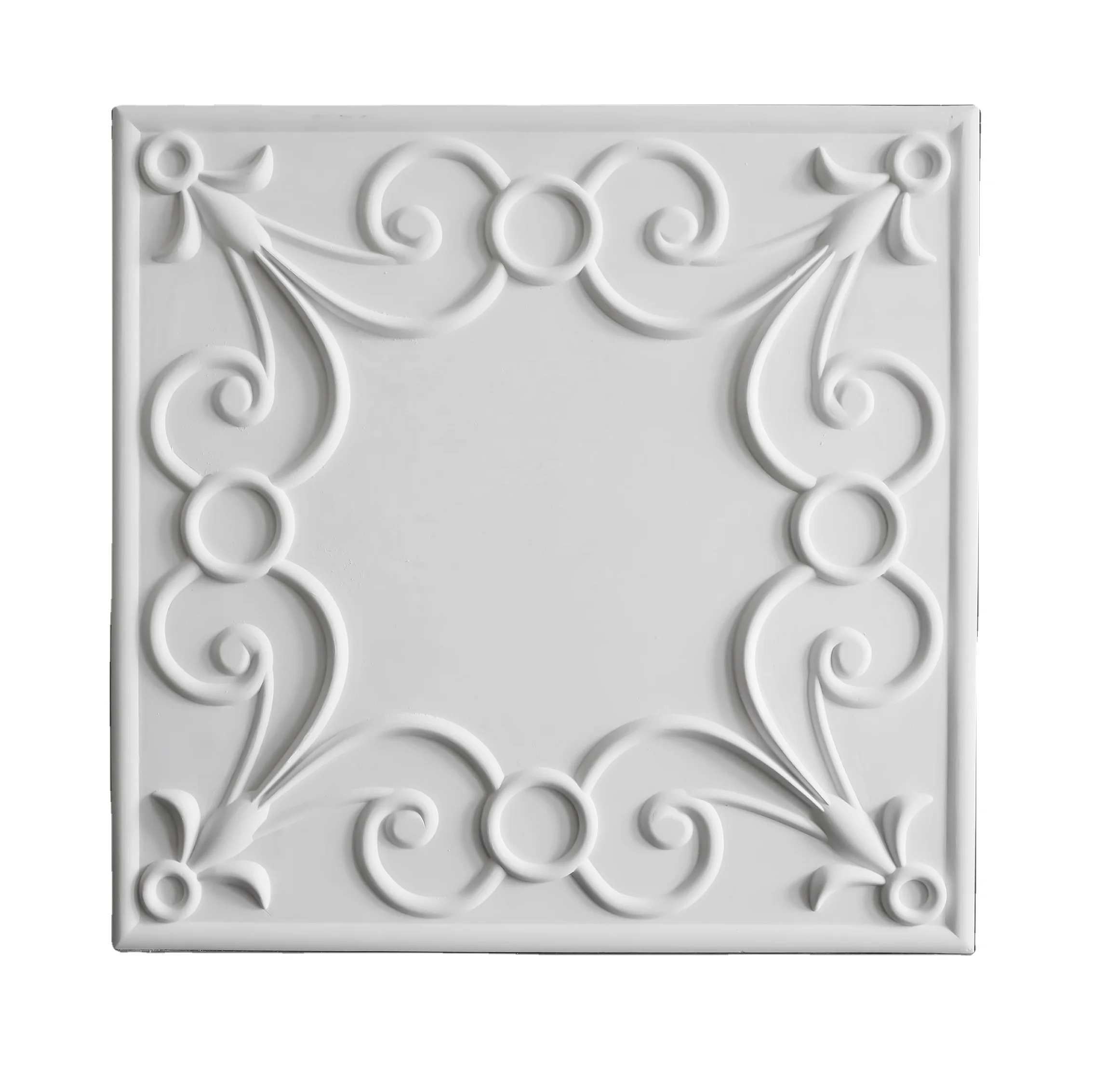 Hot sell GRG wall board 3D art wall panels for home decoration fireproof and environment-friendly