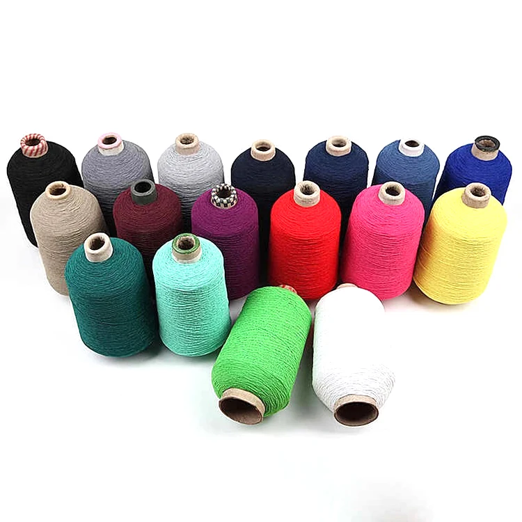 Dty polyester yarn 90# 100# deodorant  polyester smocking elastic thread for socks