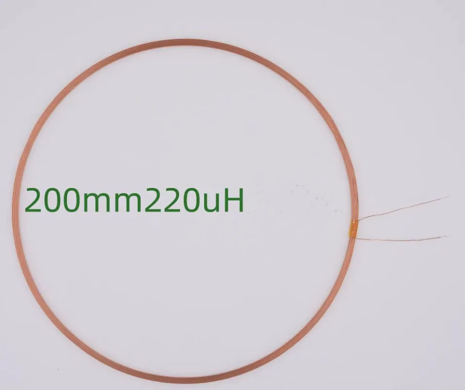 Taidacent 200mm 220uh Large Long Distance High Current Custom Wireless Charging Coil Inductor Magnetic Coil/Air Toroid Coils