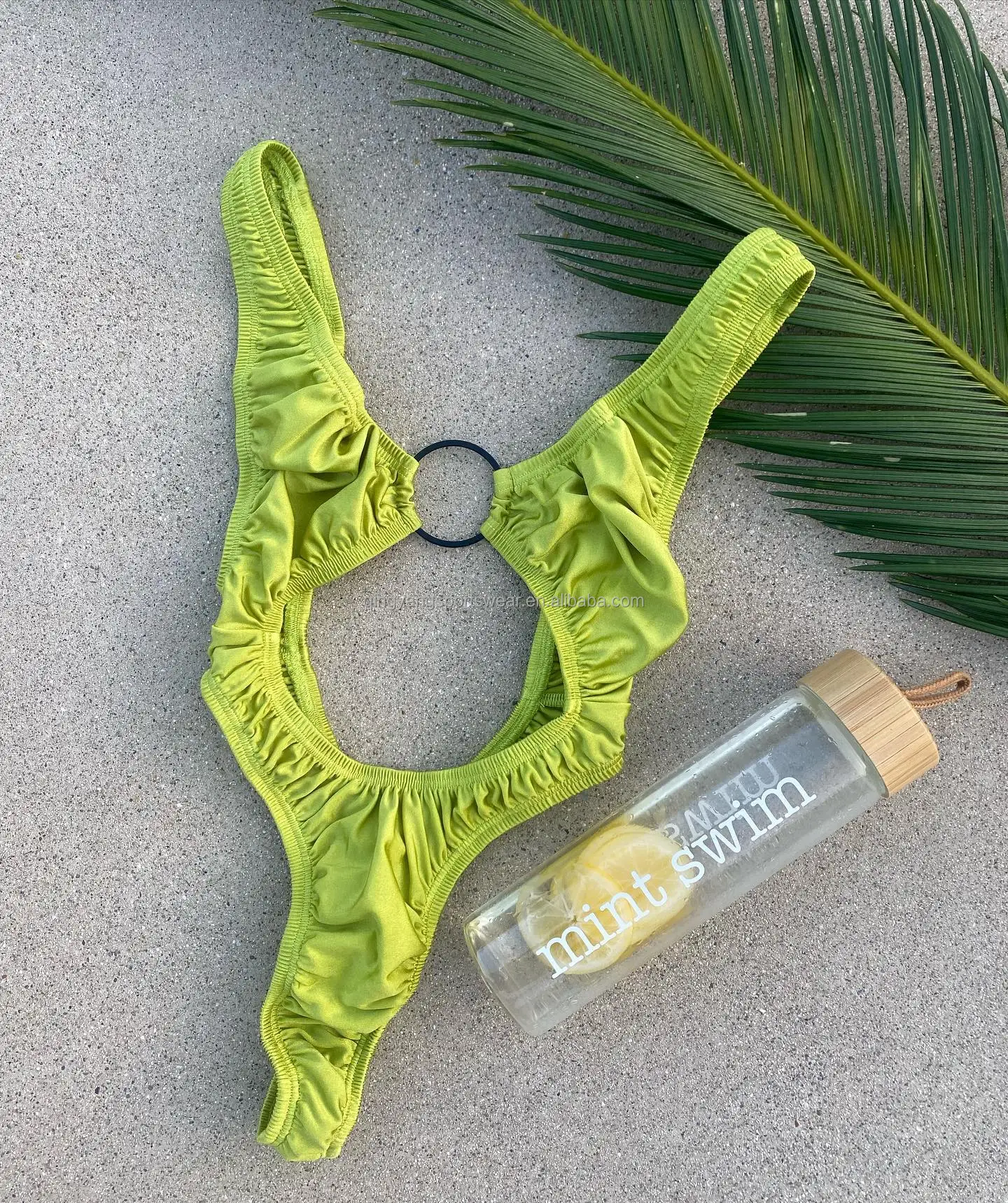 Scrunch swimwear beachwear manufacturers wholesale Fashion Women bikinis in bulk