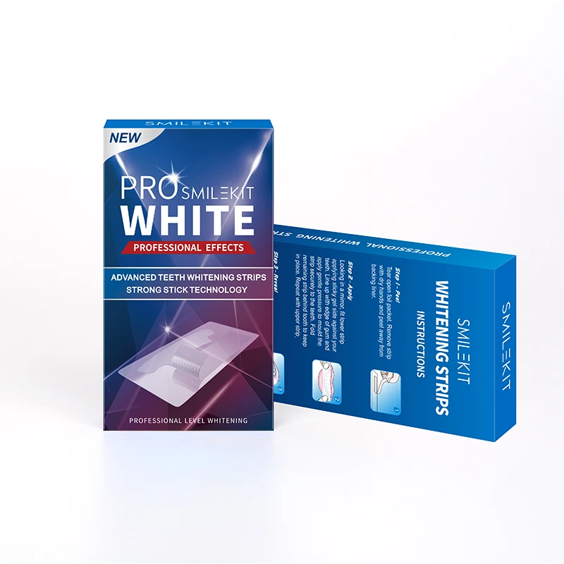 Custom 6% HP Mint Flavor Teeth Whitening Strips For Teeth Whitening