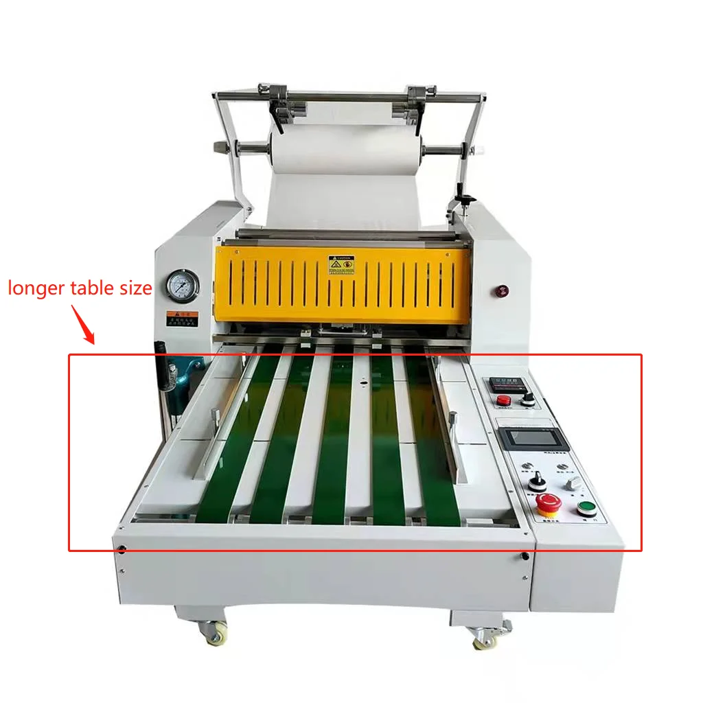 Factory price Automatic Cutting 390mm To 720mm Laminator Heating Tape Paper Table Laminating Machine