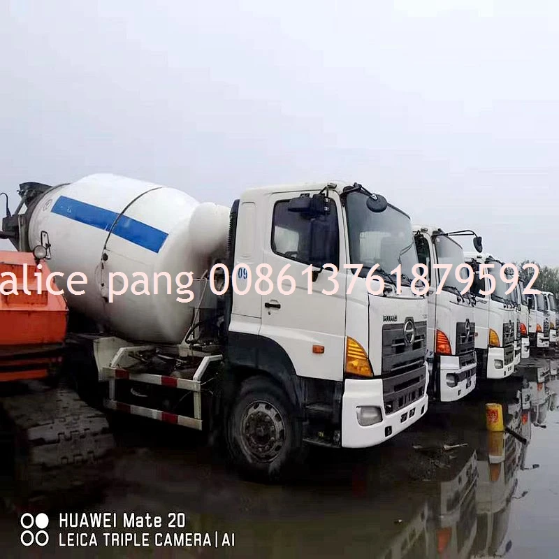 
10 cubic meters Japan hino 700 concrete mixer truck 
