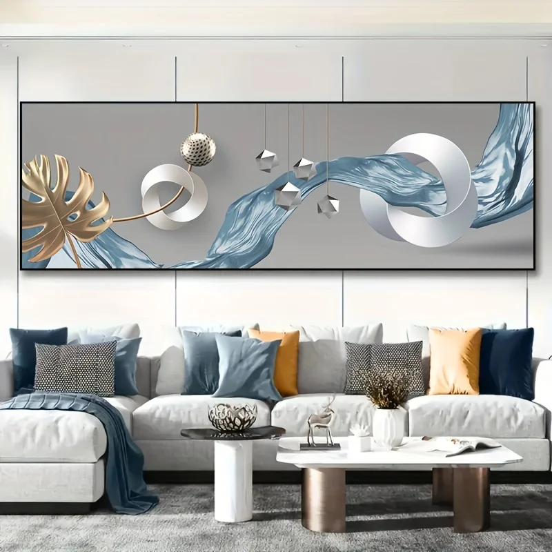 Modern Fashion Home Decor Luxury Wall Painting Canvas Print Floating Frame Paintings Wall Art Living Room Home Decor Products