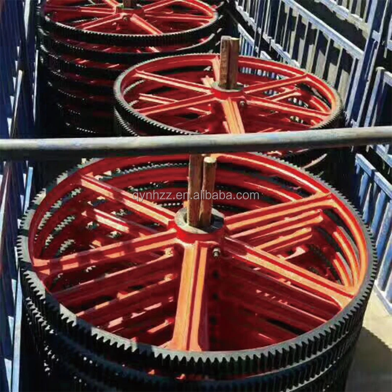 Paper making machine gear for dryer cylinder shredder drive gear used for sewage treatment plant