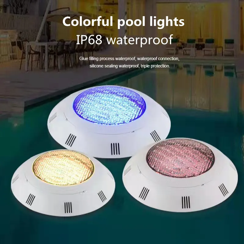 Настенный светильник для бассейна 25/35 Вт IP68 водонепроницаемый RGB теплый бассейн светодиодные фонари
