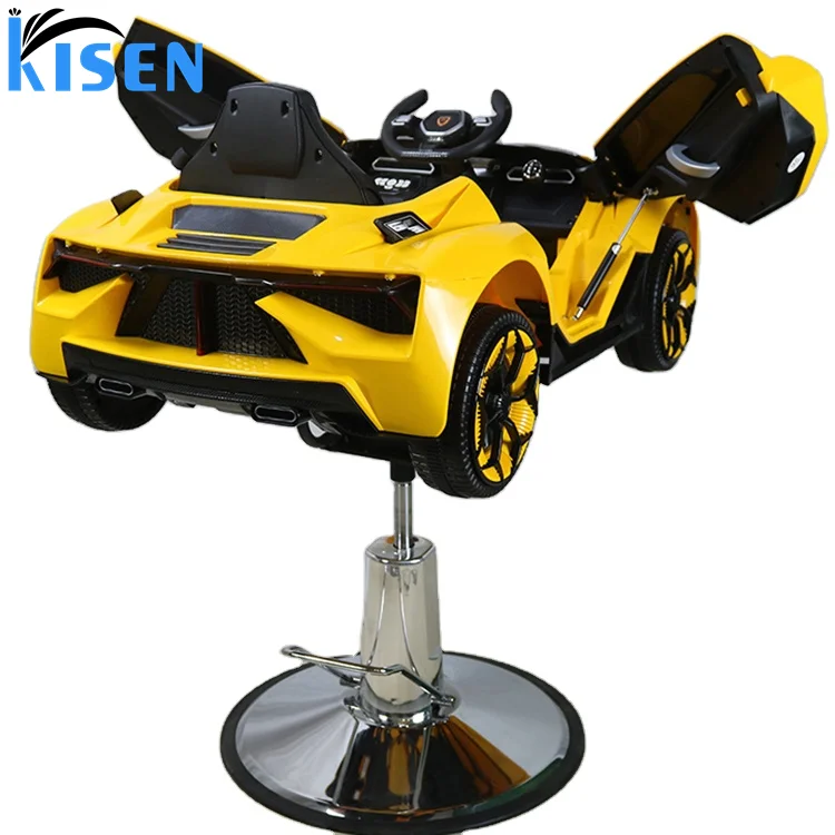 Wholesale Price Children Barber Chairs Portable Salon Used Hairdressing Motors Kids Cars Cutting Chairs with steering wheel