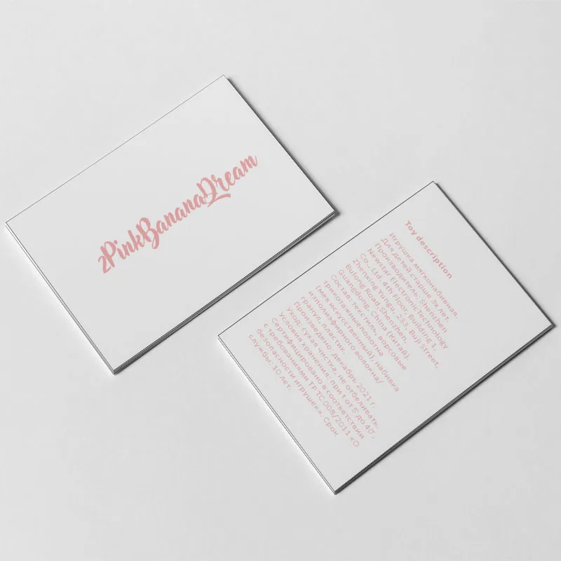 Wholesale custom logo postcard bulk thank you luxury card printed business card