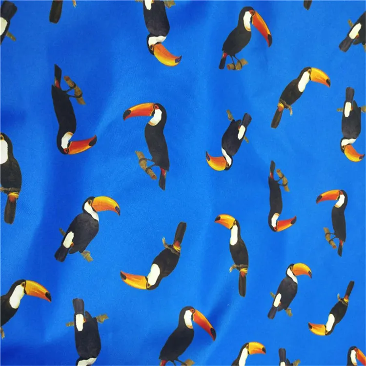 
wholesale twill peach skin 100% polyester microfiber printed swimming shorts fabric cheap price 