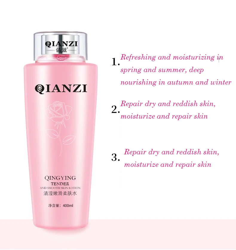 Private Label Face Tonic Deep Moisturizing Oil Remove Dryness Smooths Rose Toner