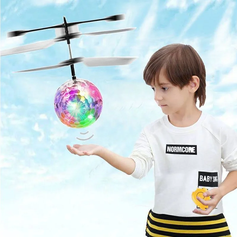 Wholesale Induction Flying Ball Toy Mini Drone Toys With  LED Lights juguetes para ninos Flying Toys