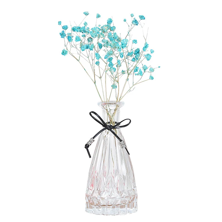
Empty Clear Glass Reed Diffuser Oil Bottle with Rattan Sticks 