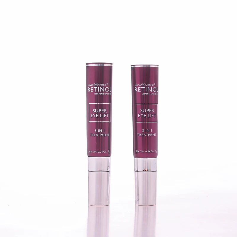 D22mm Diameter ABL PBL Aluminum-Plastic Tube Zinc Alloy Applicator Eye Massage Soft Tube 10ml 30ml Eye Cream Tube with Metal Tip