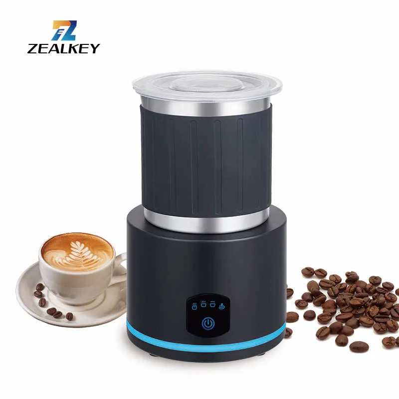 Hot/Cold Automatic Whisk Milk Foam Machine Multifuctionnal Milk Frother Coffee Milk Mixing Foamer
