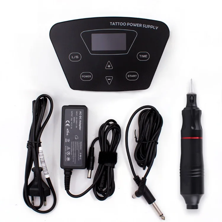 Thunderlord Intelligent Digital Rotary Tattoo Machine Kit Professional Complet Pen With 3R Cartridge