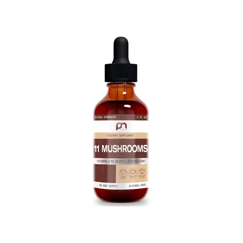 Mushroom Complex Liquid Drops for Cognitive Support & Immune Boost, OEM