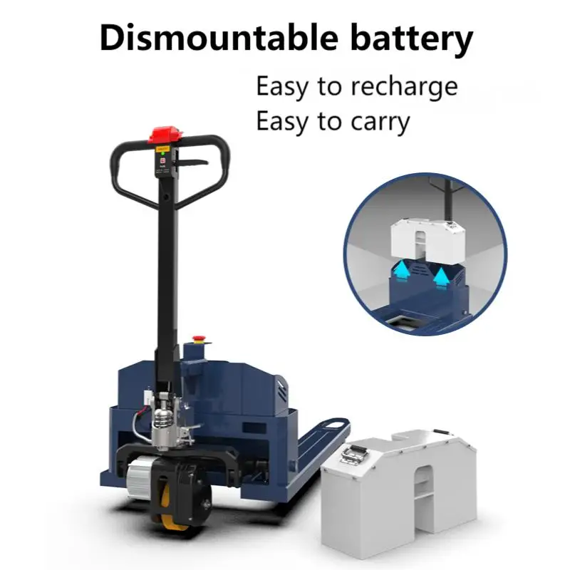 2ton 2.5ton 3ton semi electric pallet truck / pallet jack 48V 20Ah/30Ah/60Ah