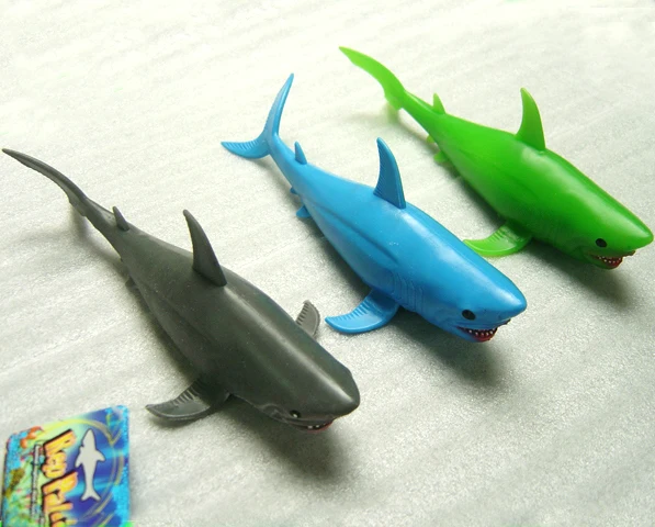 squishy sea animal plastic shark toy