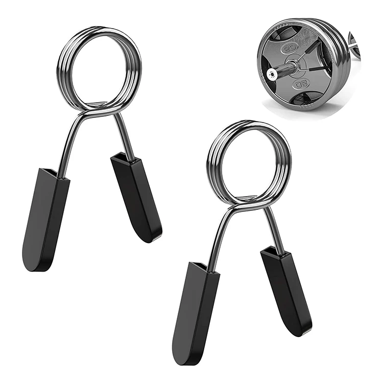 Набор зажимов для штанги для тренажерного зала, тяжелой атлетики, фитнеса